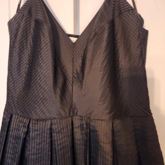 Calvin Klein Black Cocktail Dress, V-neckline - Picture 4 of 6